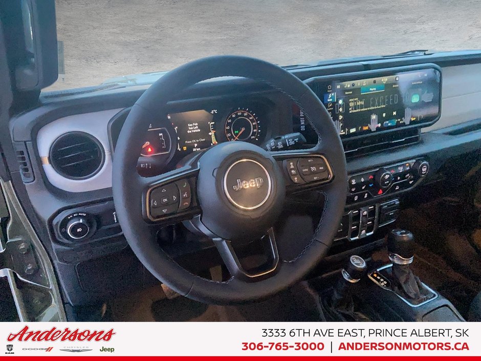 2026 Jeep Wrangler 4-Door SPORT S Adaptive Cruise Control / Black Hard Top / Heated Seats & Steering