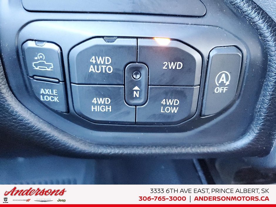 2024 Ram 1500 Rebel 5.7L HEMI V8 / Crew Cab / harman/kardon Premium Audio / Mopar Cold Air Intake