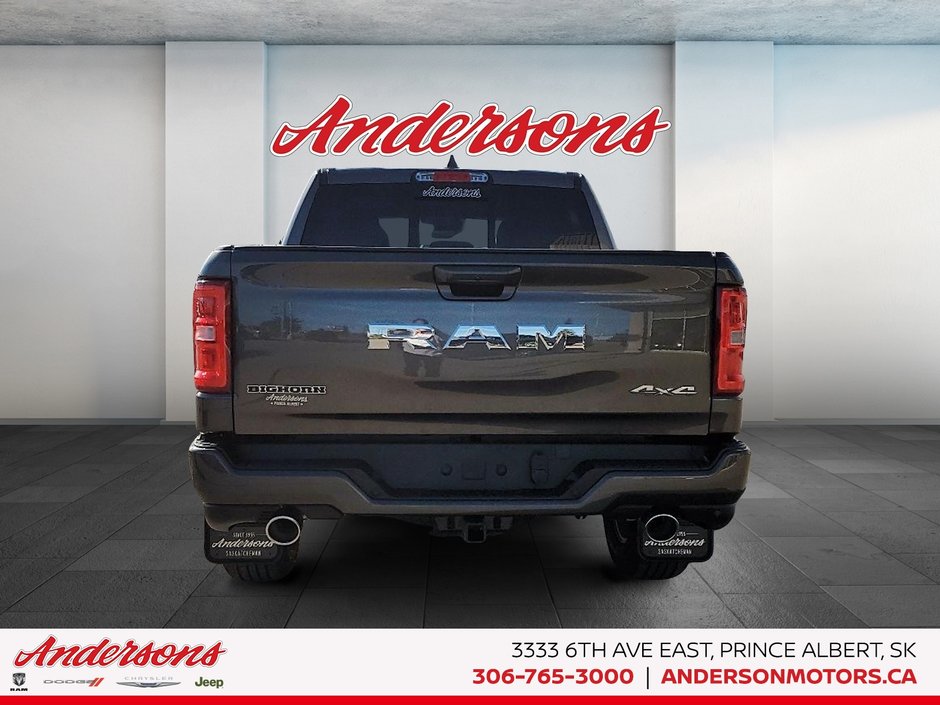 2026 Ram 1500 BIG HORN 3.0L Hurricane Twin Turbo I6 / Crew Cab / Sport Appearance Package / Heated Seats & Wheel