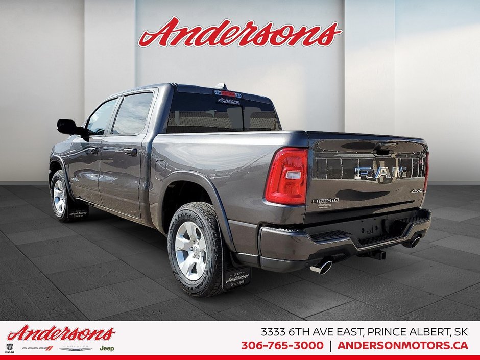 2026 Ram 1500 BIG HORN 3.0L Hurricane Twin Turbo I6 / Crew Cab / Sport Appearance Package / Heated Seats & Wheel