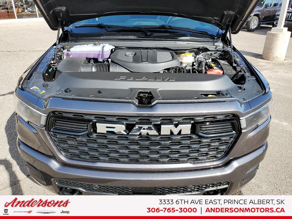 2026 Ram 1500 BIG HORN 3.0L Hurricane Twin Turbo I6 / Crew Cab / Sport Appearance Package / Heated Seats & Wheel