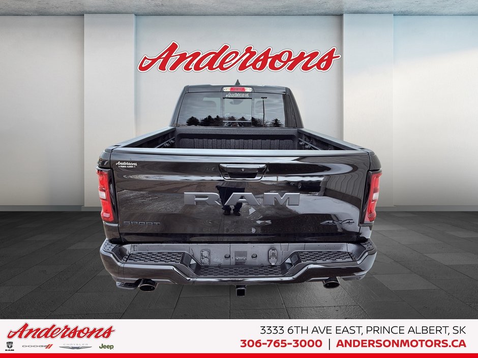 2026 Ram 1500 SPORT 3.0L Hurricane Twin Turbo I6 / Crew Cab / harman/kardon Audio / Ventilated Front Seats