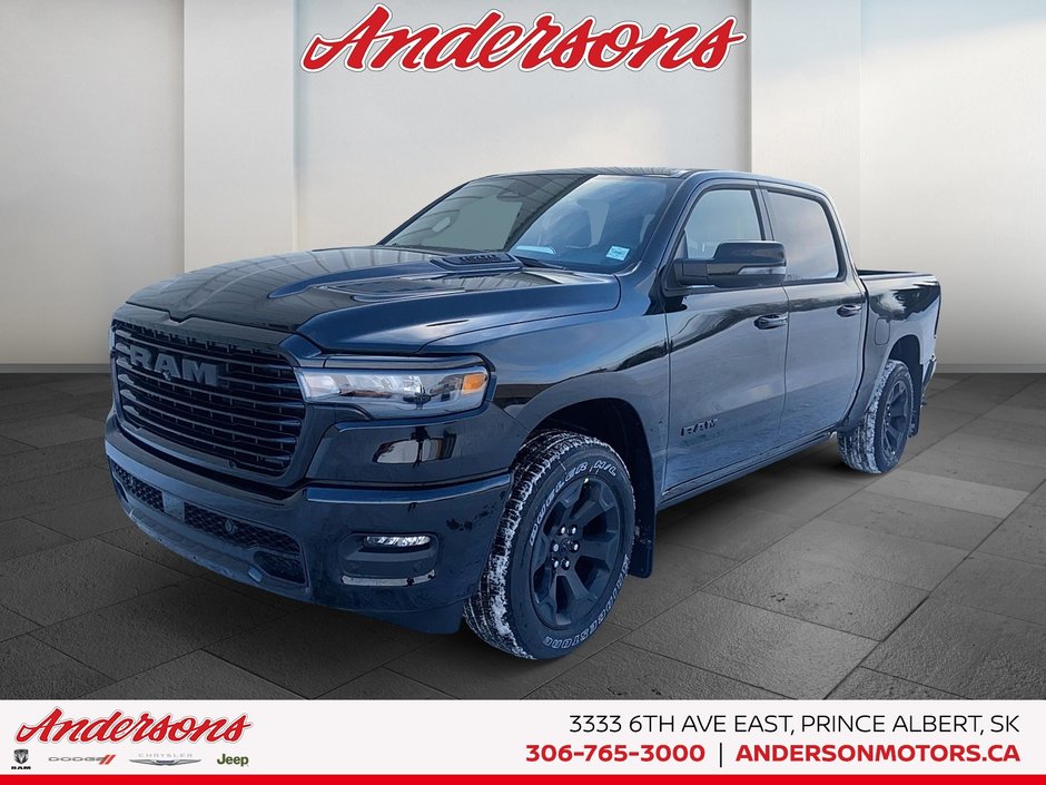 2026 Ram 1500 SPORT 3.0L Hurricane Twin Turbo I6 / Crew Cab / Power Running Boards / Trailer Brake Control