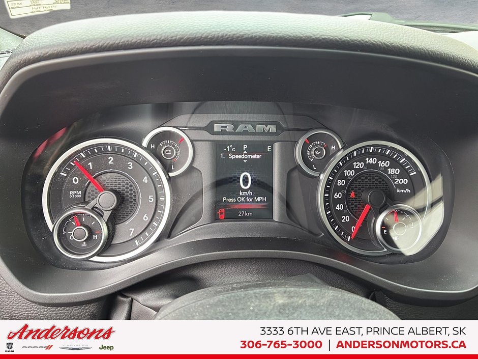 2026 Ram 1500 BIG HORN 3.0L Hurricane Twin Turbo I6 / Crew Cab / Heated Seats & Heated Steering Wheel