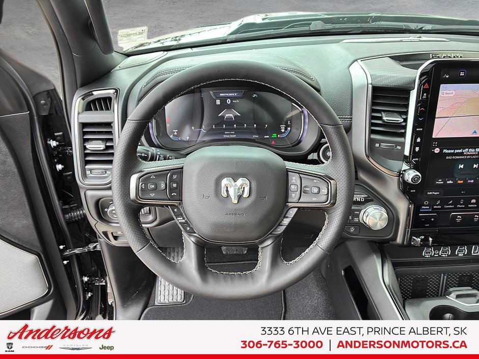 2026 Ram 1500 SPORT 5.7L HEMI V8 / Crew Cab / harman/kardon Premium Audio / Panoramic Sunroof