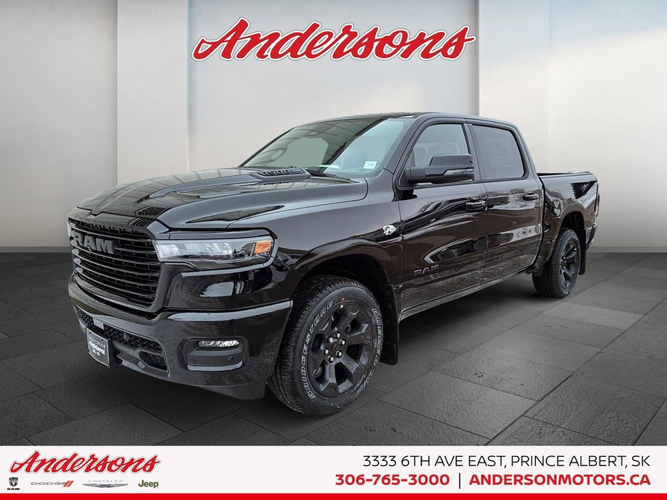 2026 Ram 1500 SPORT 5.7L HEMI V8 / Crew Cab / harman/kardon Premium Audio / Panoramic Sunroof