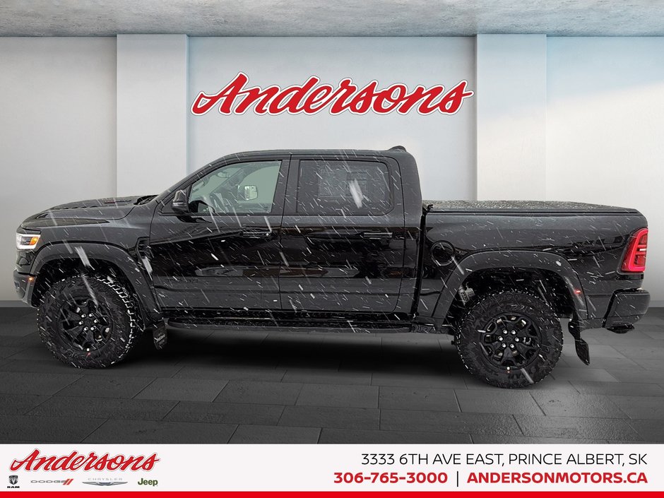 2026 Ram 1500 RHO 3.0L Hurricane HO Twin Turbo I6 / Crew Cab / Mopar RHO Graphics / Off-Road Running Boards