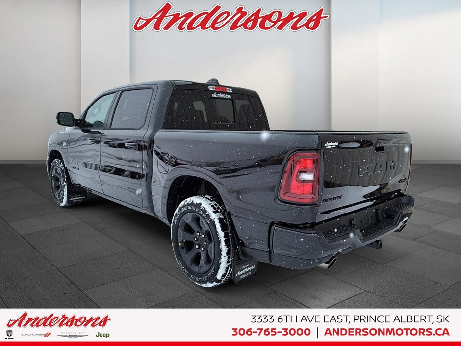 2026 Ram 1500 SPORT 5.7L HEMI V8 / Sport Crew Cab 4x4 / Premium harman/kardon Audio / Dual-Pane Panoramic Sunroof