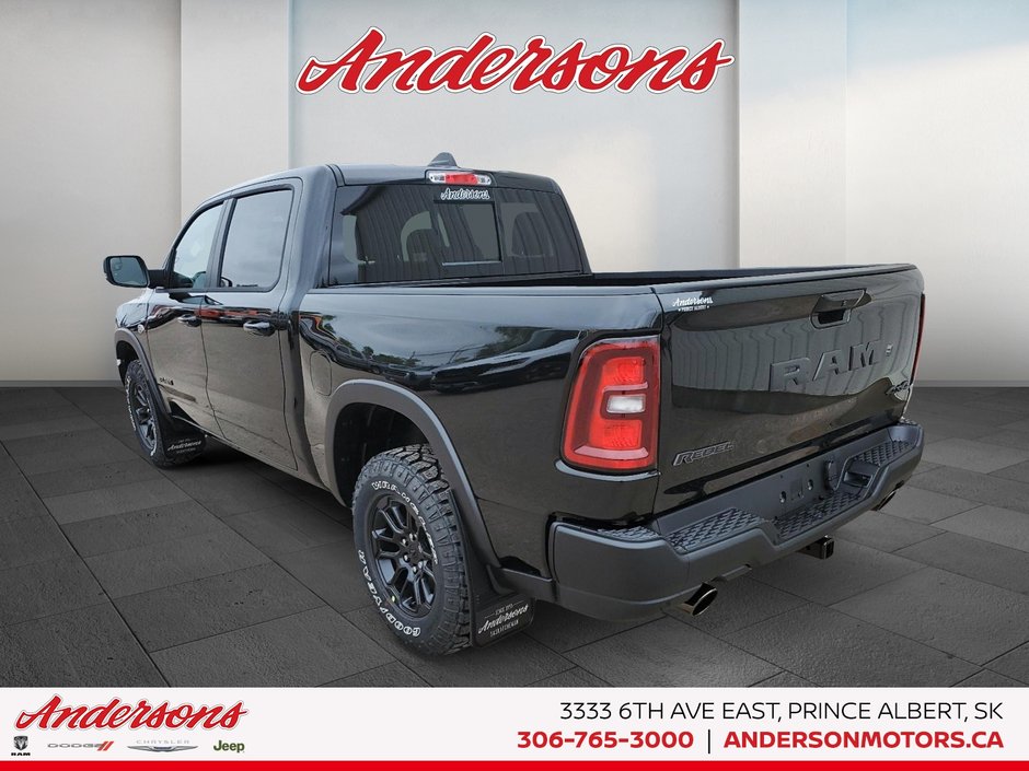 2026 Ram 1500 REBEL 5.7L / Crew Cab / 19-speaker Harman/Kardon Audio