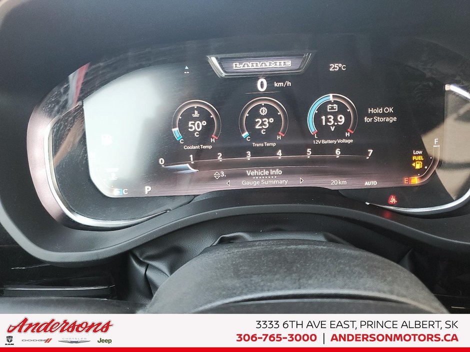 2026 Ram 1500 LARAMIE 3.0L Twin Turbo / Crew Cab / Alpine Audio / Ventilated Seats