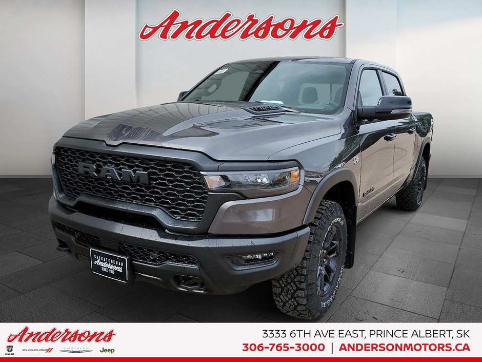 2026 Ram 1500 REBEL 5.7L Hemi / Crew Cab / Alpine Audio / Bilstein Shocks