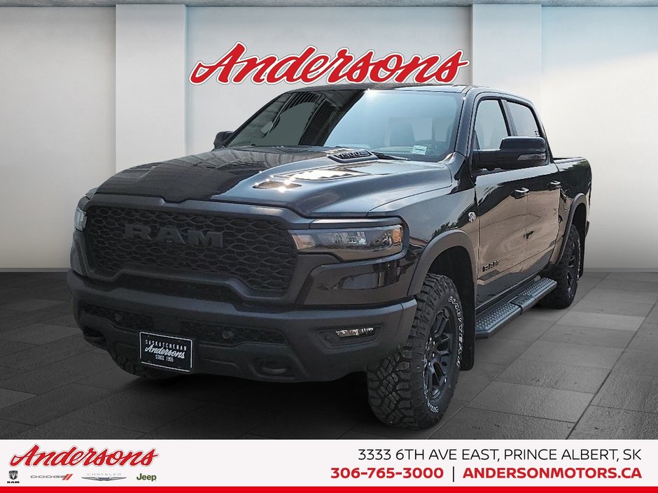 2026 Ram 1500 REBEL 5.7L Hemi / Crew Cab / Alpine Audio / Bilstein Shocks