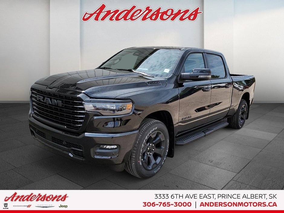 2026 Ram 1500 SPORT 3.0L Turbo / Crew Cab / Alpine Audio / ParkSense