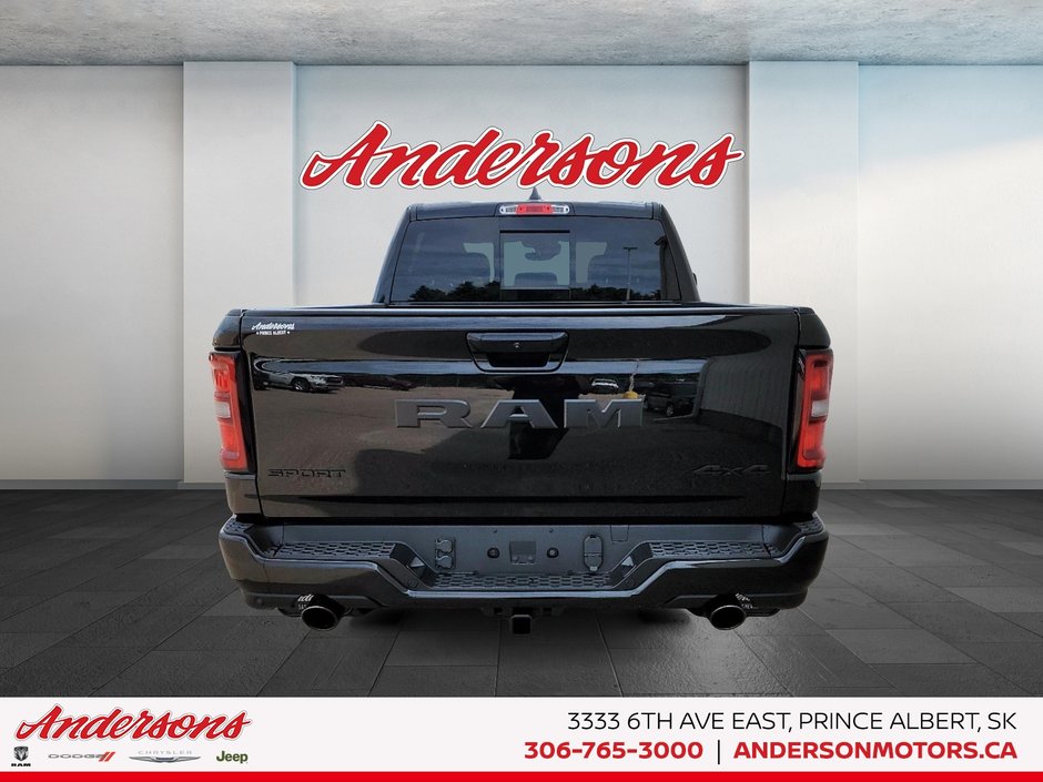 2026 Ram 1500 SPORT 3.0L Turbo / Crew Cab / Alpine Audio / ParkSense