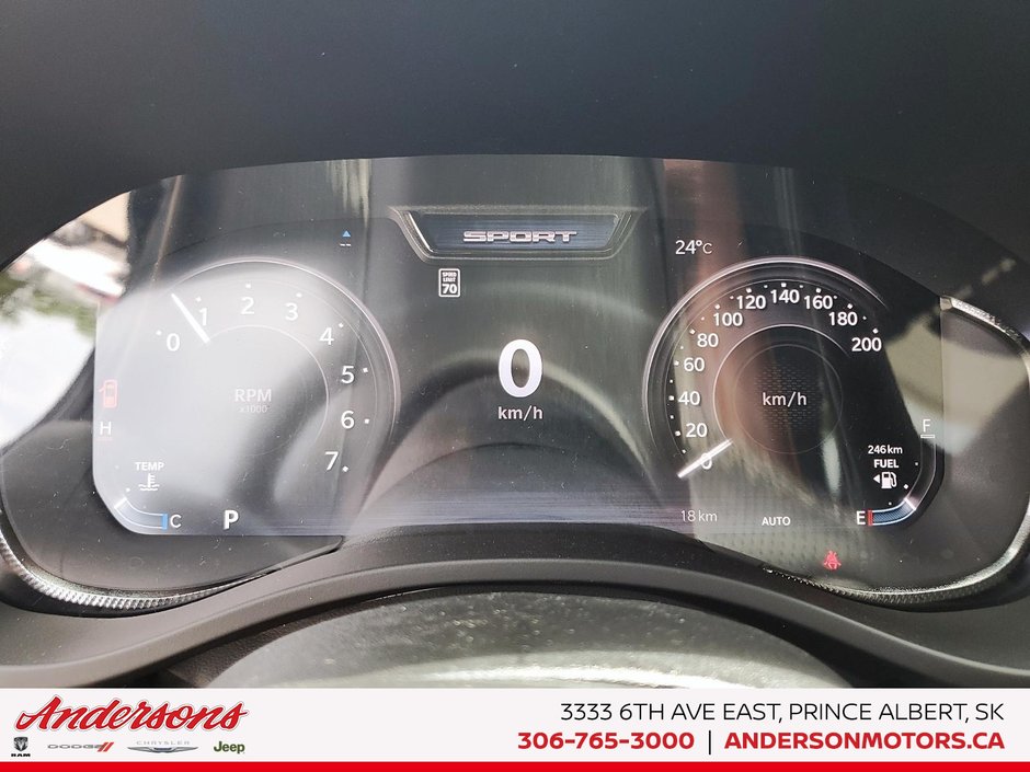 2026 Ram 1500 SPORT 3.0L Turbo / Crew Cab / Alpine Audio / ParkSense