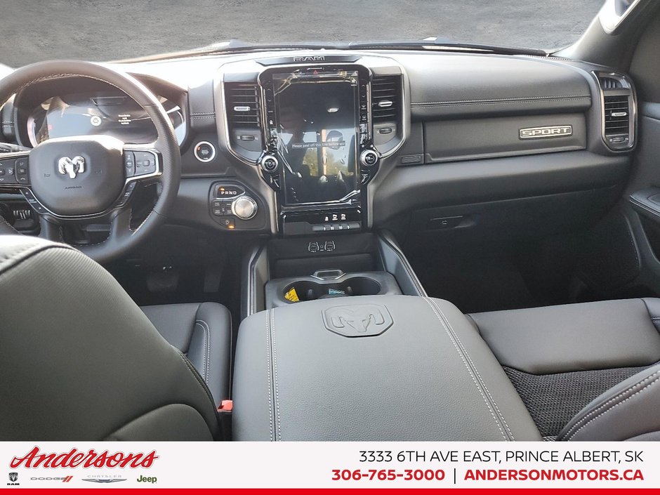 2026 Ram 1500 SPORT 3.0L Turbo / Crew Cab / Alpine Audio / ParkSense