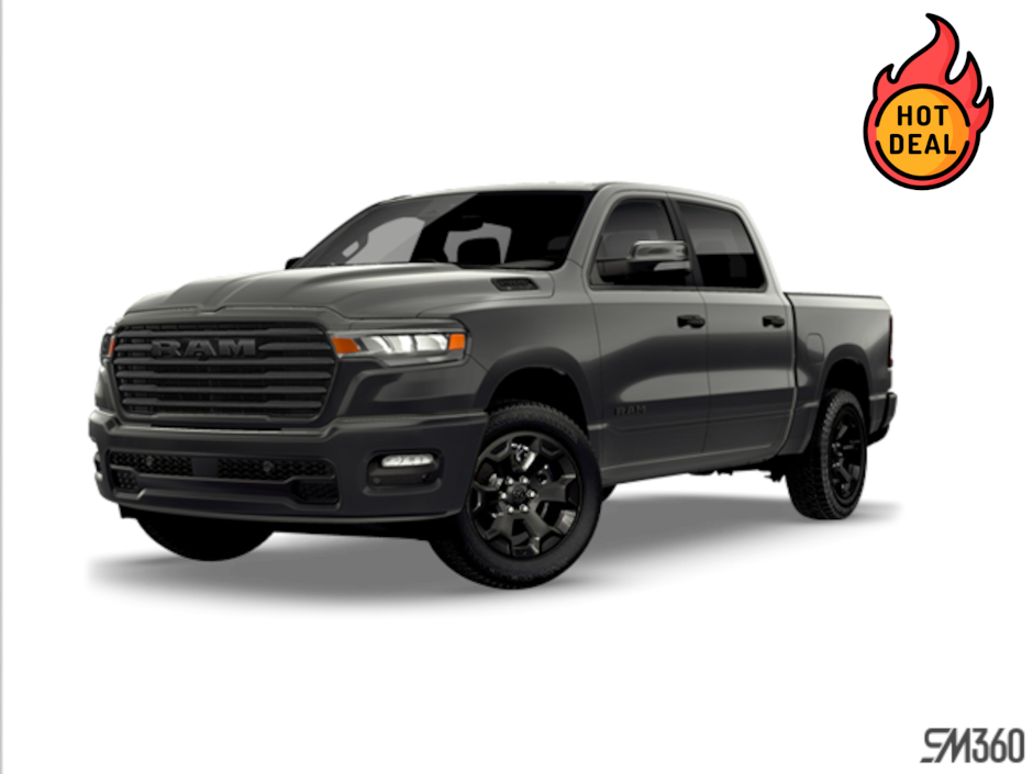 2026 Ram 1500 SPORT 3.0L Turbo / Crew Cab / Alpine Audio / ParkSense