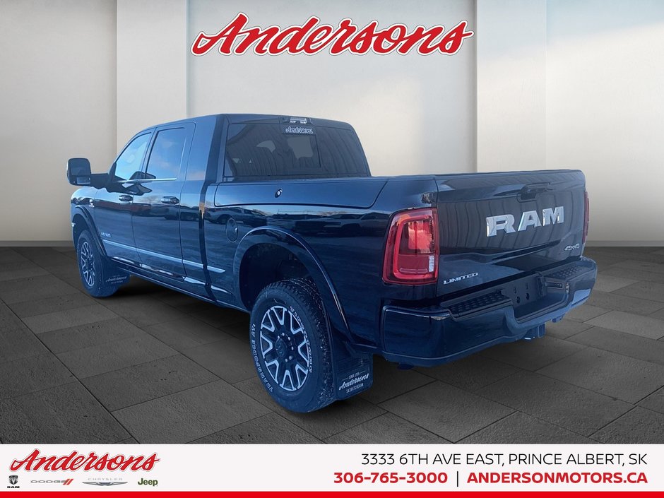 2026 Ram 2500 LIMITED 6.7L Cummins Turbo-Diesel / Mega Cab / Leather