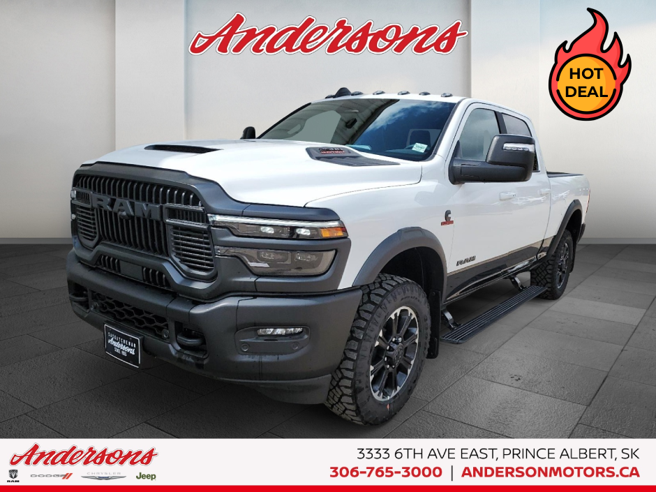 2026 Ram 2500 REBEL 6.7L Cummins Turbo-Diesel / Crew Cab / Leather-Faced