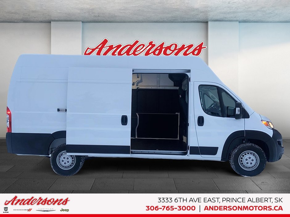 2026 Ram Promaster Cargo Van 3500 TRADESMAN W/ PASS SEAT Super High Roof / Cold Weather Group / Advanced Safety
