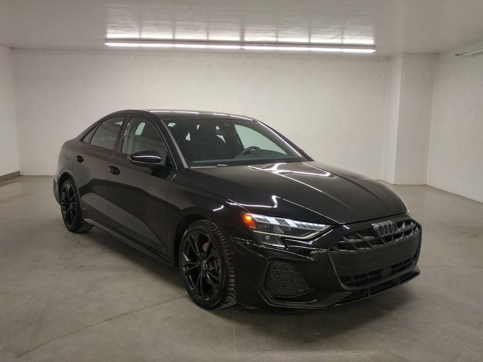 2025 Audi A3 PROGRESSIV S-LINE BLACK OPTIC |NAVIGATION|SONOS in Laval, Quebec