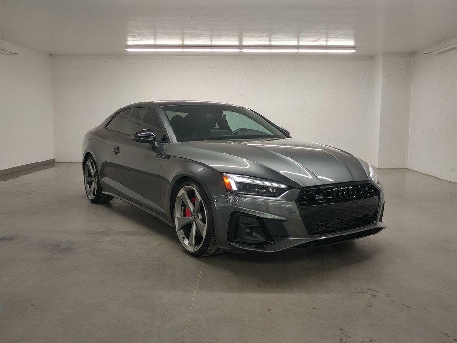 Audi A5 COUPE PROGRESSIV S-LINE BLACK COMPETITION |TOIT|CARPLAY 2023 à Laval, Québec