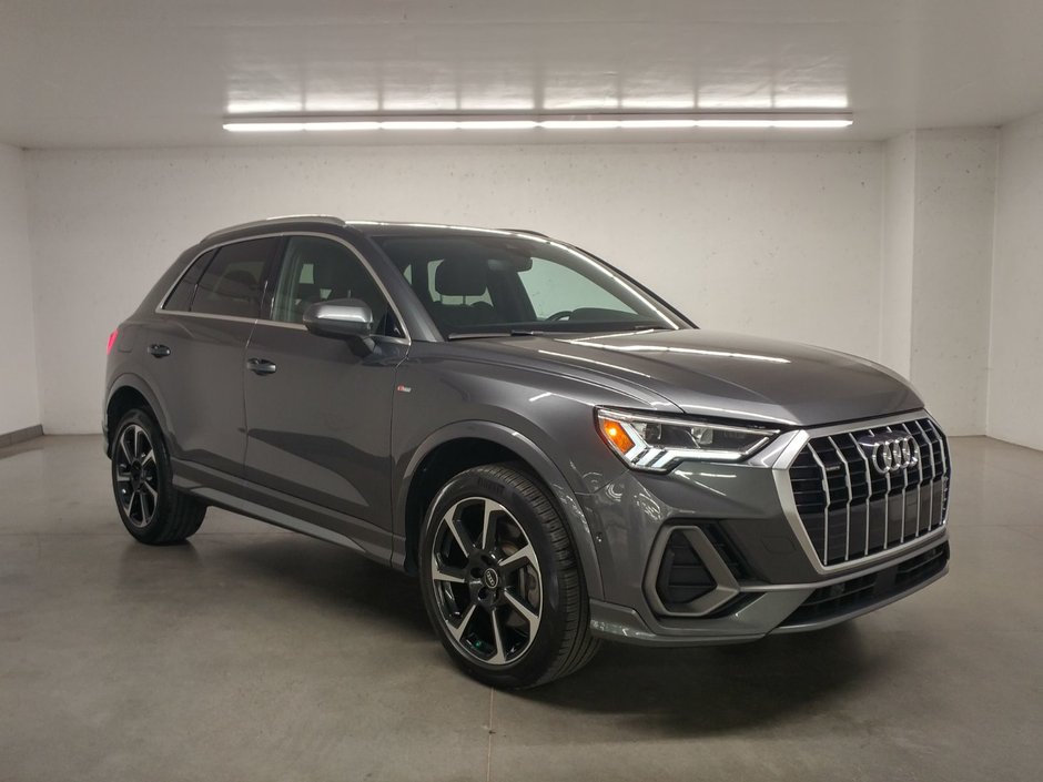 Audi Q3 TECHNIK S-LINE ADV DRIVER ASSIST|TOIT|B&O|CARPLAY 2021 à Laval, Québec