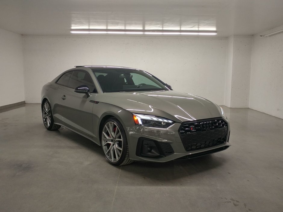 2023 Audi S5 COUPE TECHNIK BLACK PACK | SPORT EXHAUST | RED CALIPER in Laval, Quebec