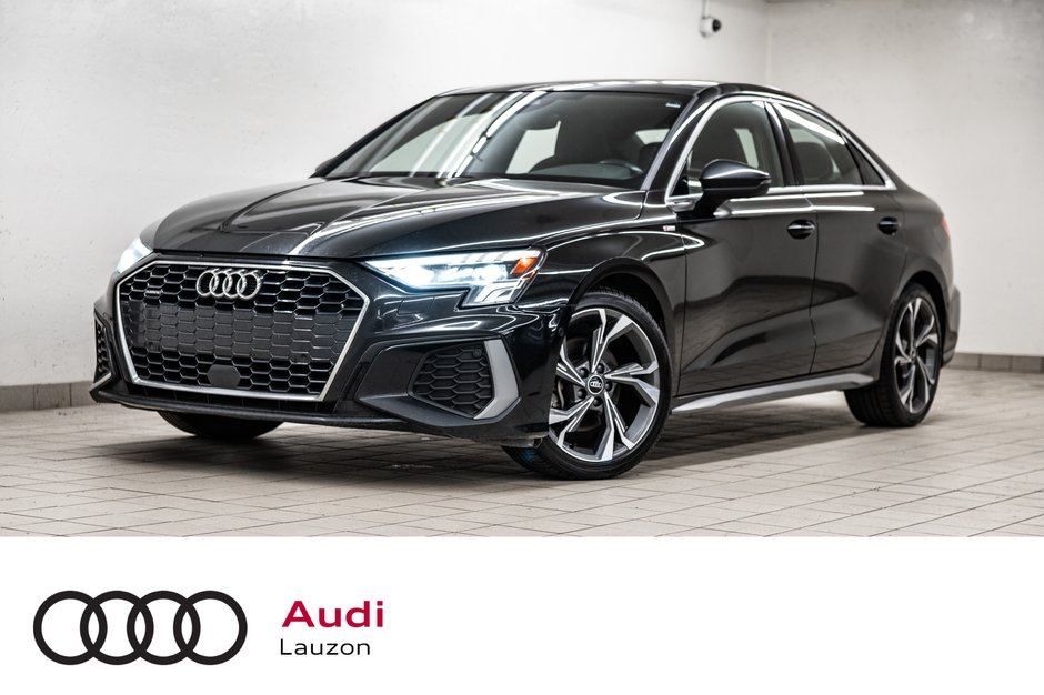 2022 Audi A3 Sedan PROGRESSIV S-LINE TECH PKG in Laval, Quebec