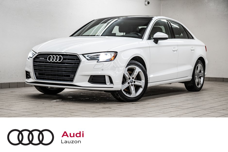 Audi A3 KOMFORT QUATTRO TOIT CUIR BAS KM!! 2018 à Laval, Québec