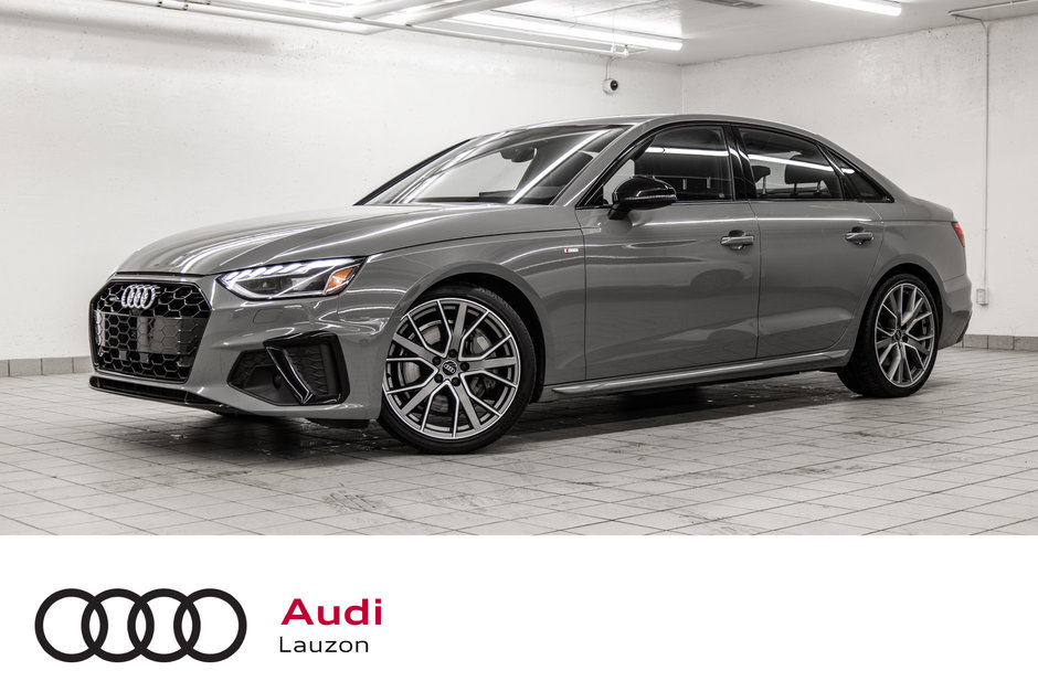 Audi A4 Sedan TECHNIK S-LINE BLACK PKG 19 PCS 2021 à Laval, Québec