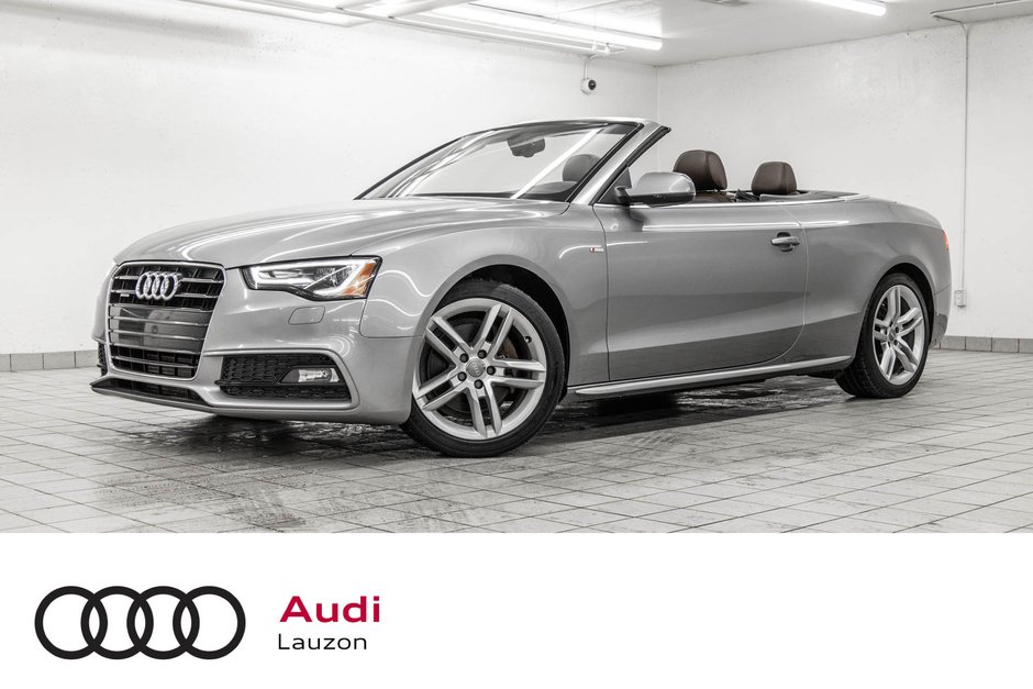 Audi A5 Cabriolet Technik SEULEMENT 128 019KM!! CLEAN CARFAX 2015 à Laval, Québec