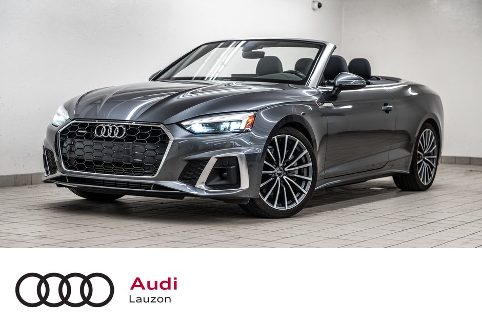 2022 Audi A5 Cabriolet PROGRESSIV QUATTRO 19 PCS in Laval, Quebec