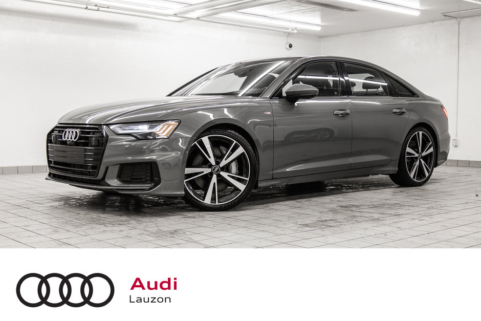 2022 Audi A6 Sedan V6 55TFSI  TECHNIK, S-LINE BLACK OPTICS, 21PCS in Laval, Quebec