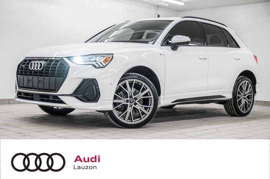 2020 Audi Q3 TECHNIK S-LINE BLACK OPTIC ADV DRIVER in Laval, Quebec