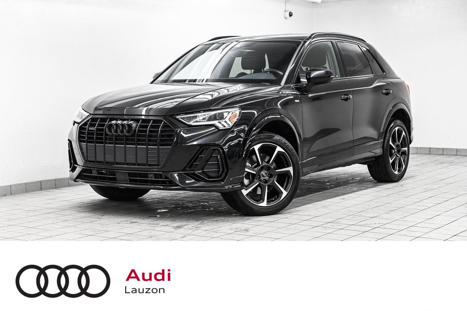 2023 Audi Q3 PROGRESSIV S-LINE BLACK PKG in Laval, Quebec