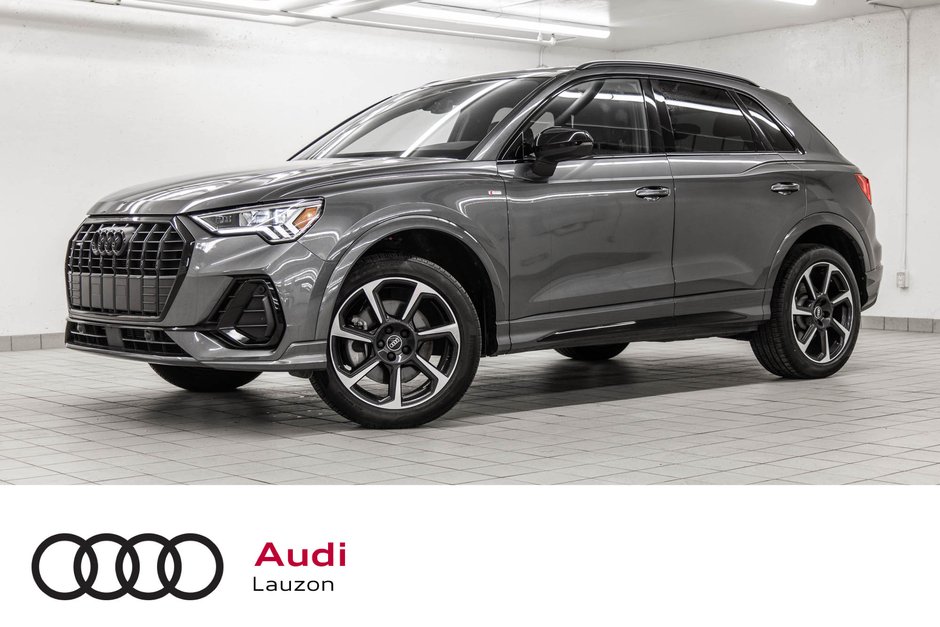 2025 Audi Q3 PROGRESSIV S-LINE BLACK OPTICS in Laval, Quebec