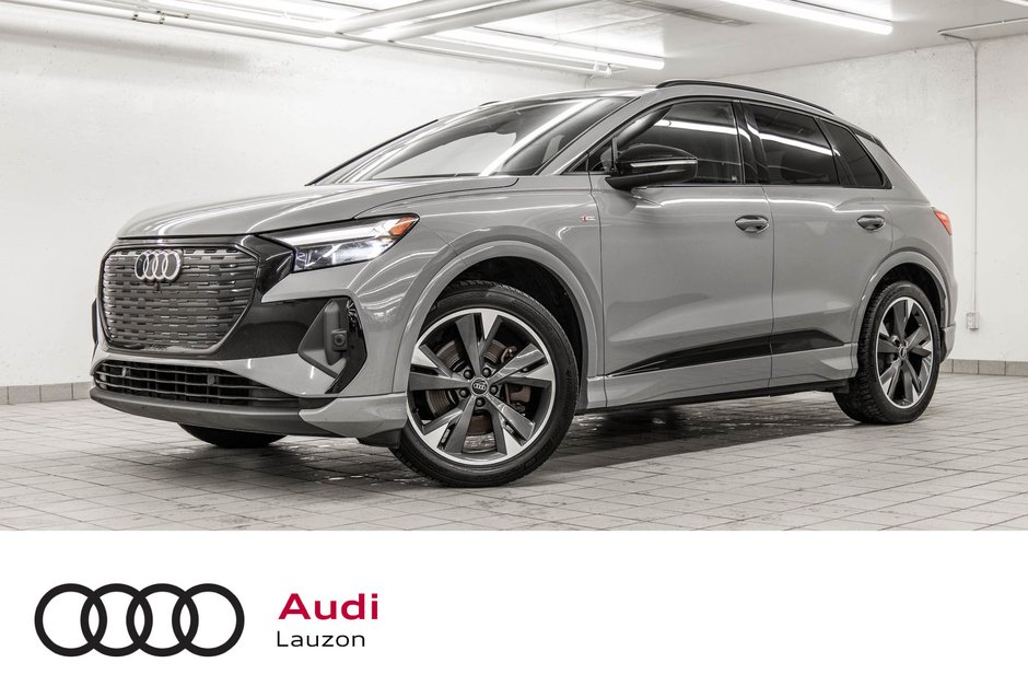 Audi Q4 e-tron S-LINE BLACK OPTIC 20 PCS 2024 à Laval, Québec