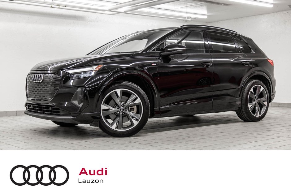 Audi Q4 e-tron 55 E-TRON QUATTRO, BLACK OPTICS, PREMIUM PACK, 20P 2025 à Laval, Québec