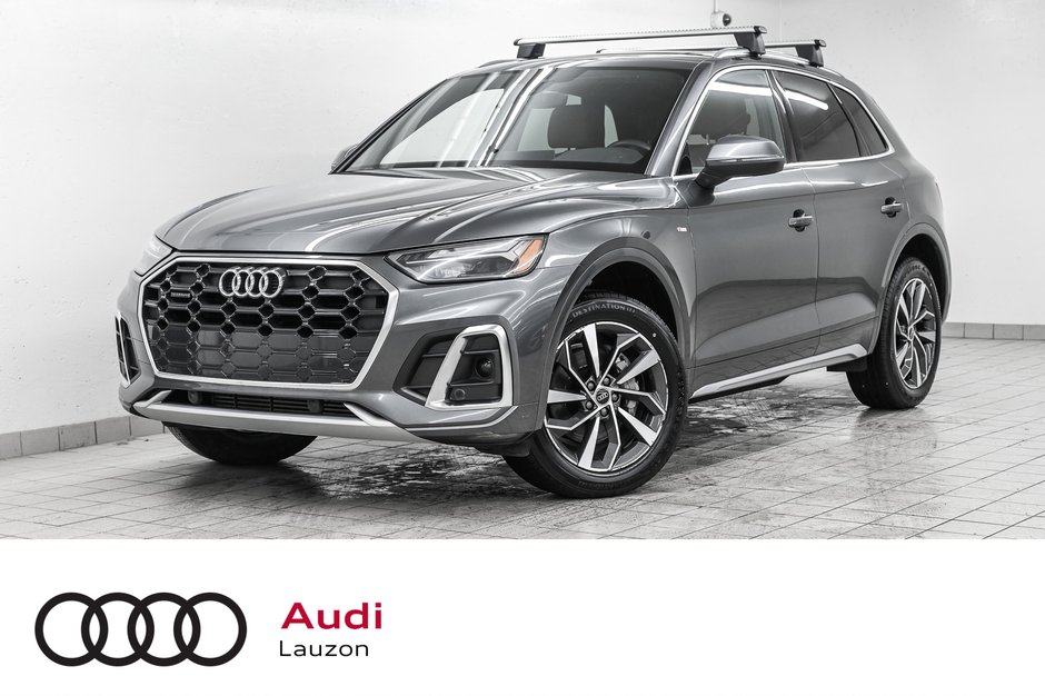 2023 Audi Q5 Progressiv TOIT CUIR CAMÉRA CARPLAY BAS KM in Laval, Quebec