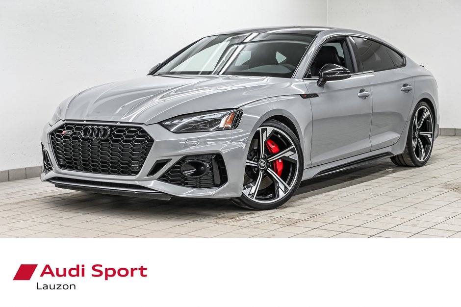 2023 Audi RS 5 Sportback BLACK PACKAGE + RS DESIGN PACKAGE + SPORT PACKAGE in Laval, Quebec