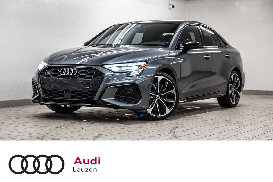 2022 Audi S3 PROGRESSIV BLACK OPTIC ADV HANGLING PKG in Laval, Quebec