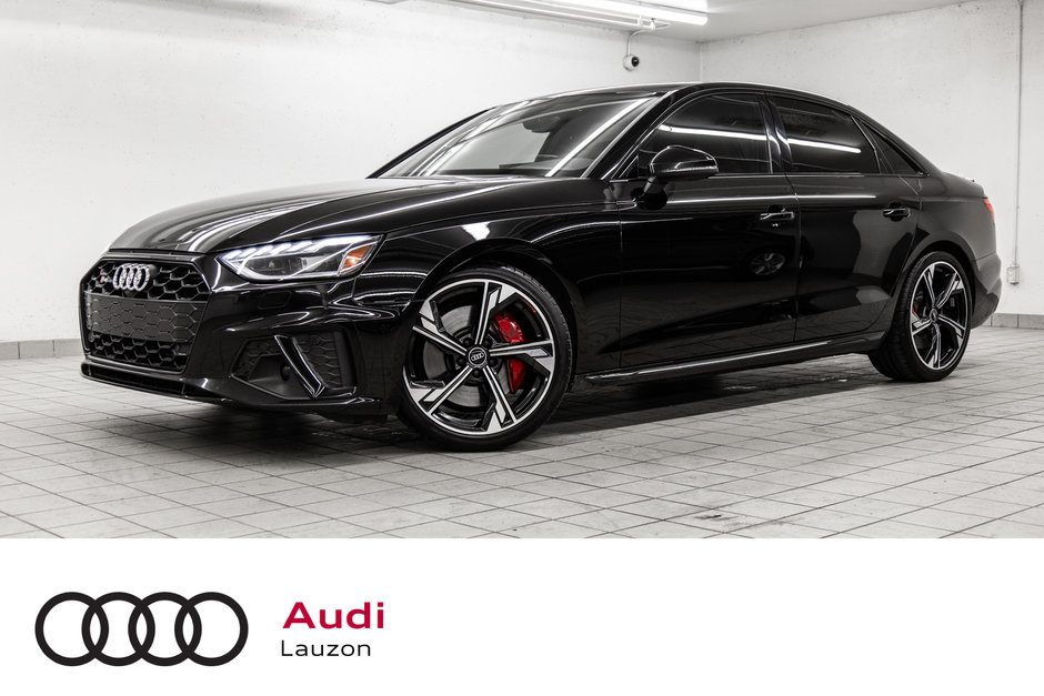 2021  S4 SEDAN TECHNIK BLACK PKG SPORT EXHAUST in Laval, Quebec