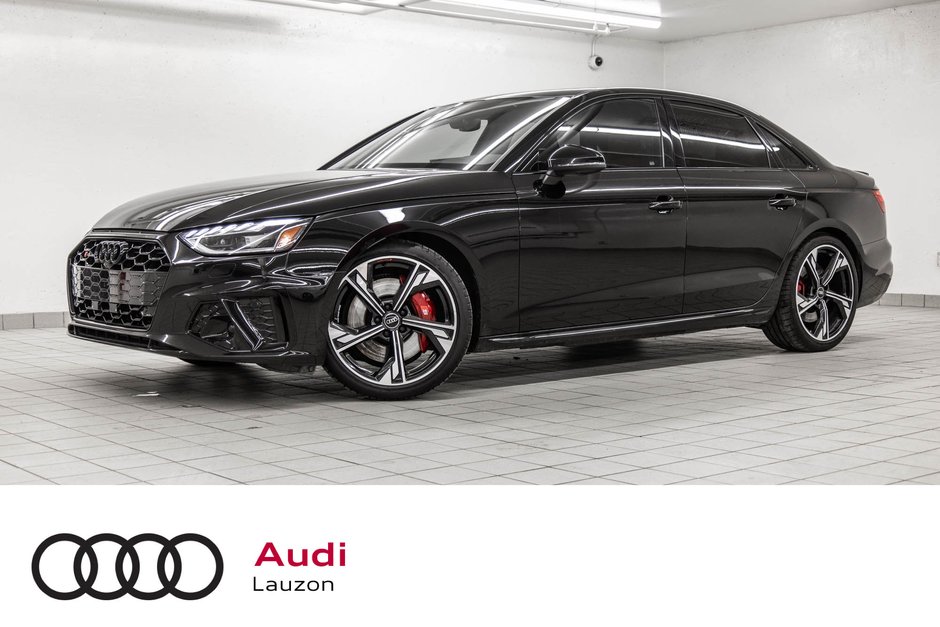 2024 Audi S4 SEDAN TECHNIK CARBON INLAYS, 19PCS FLAG DESIGN, RED CALI in Laval, Quebec