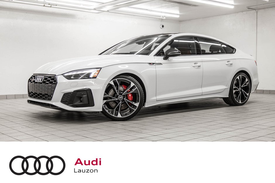 2021 Audi S5 Sportback TECHNIK BLACK PACK, ADAPTIVE SUSPENSION, CARBON in Laval, Quebec