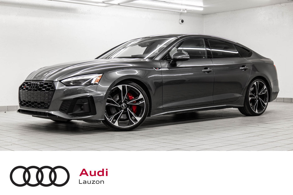 2022 Audi S5 Sportback TECHNIK BLACK OPTIC CARBON in Laval, Quebec