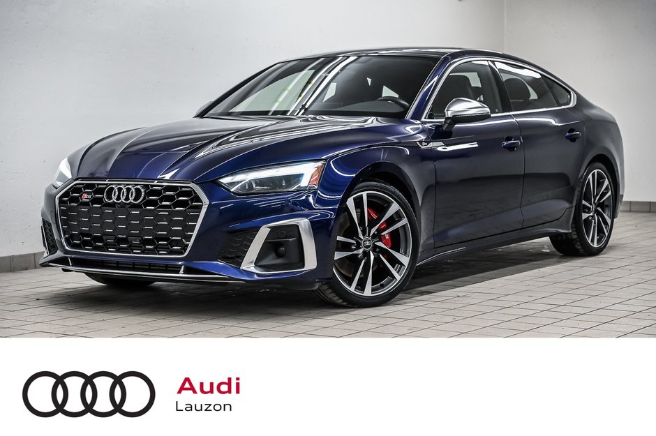 2023 Audi S5 Sportback PROGRESSIV, CARBON INLAYS,RED CALIPER in Laval, Quebec