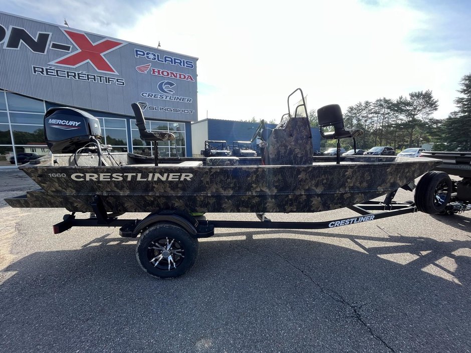 2024 Crestliner JON RETREIVER 1660  CAMOUFLAGE jet boat 40