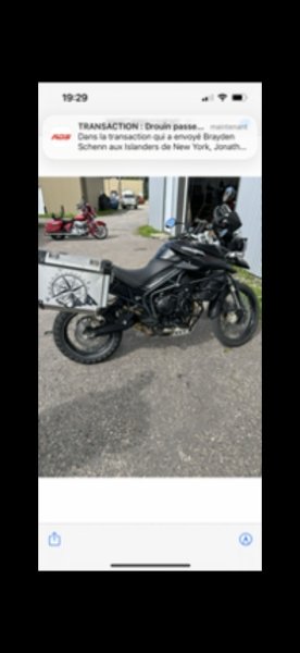 2013 DIVER AUTRES TRIUMPH TIGER 800