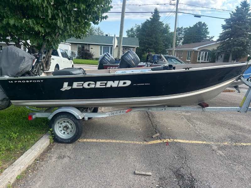 2009 LEGEND CHALOUPE 14' LEFEND W/EVINRUDE
